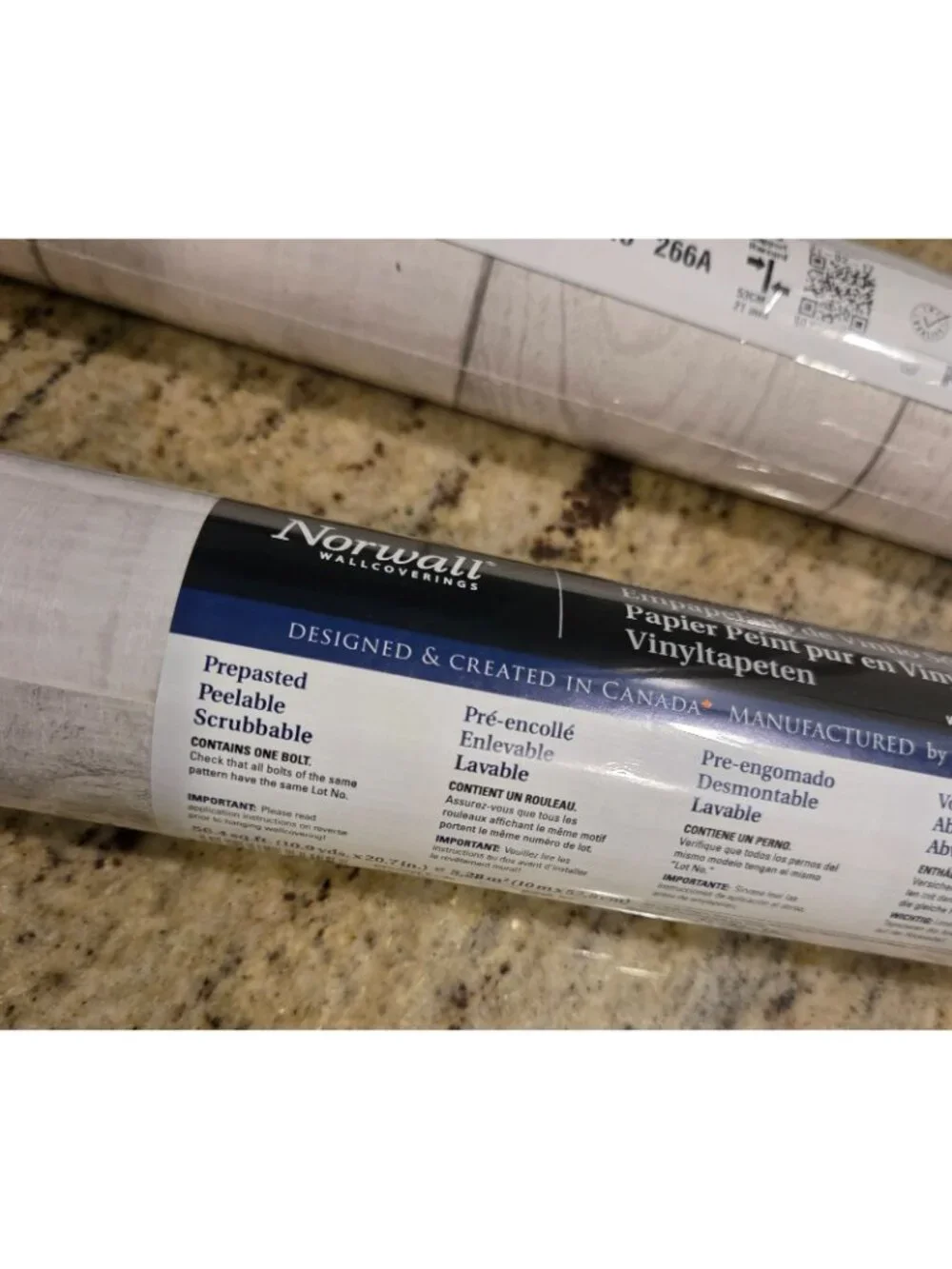 2 Rolls Norwall CK36615 Barn Board Bolt Wallpaper Gray Wood Look